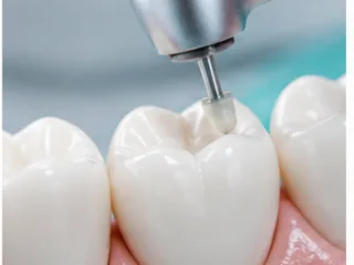 تصویر آموزشی ترمیم و پر کردن دندان